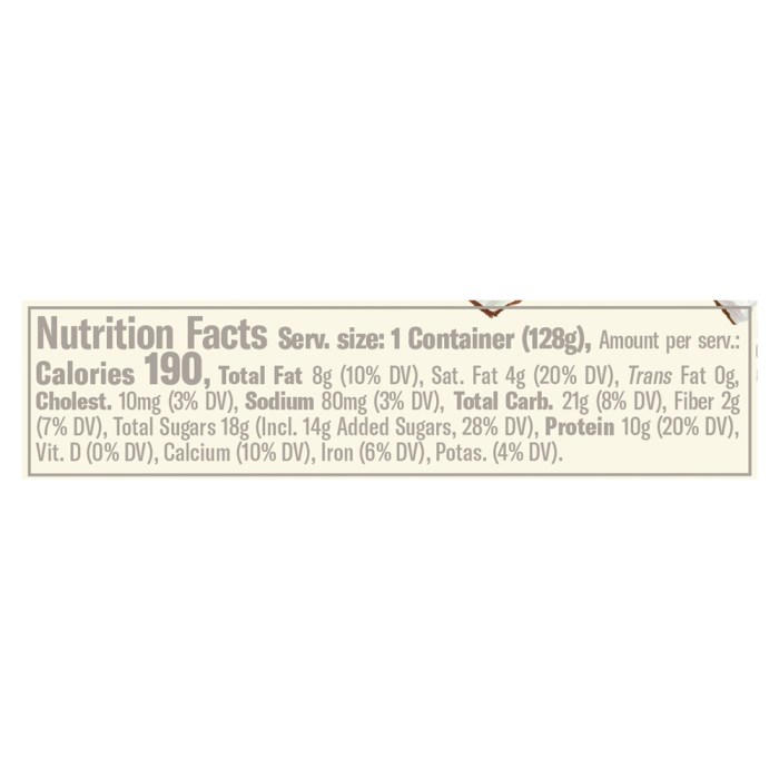 Chobani flip almond coco loco nutrition facts