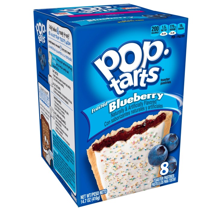 Blueberry pop tart nutrition facts