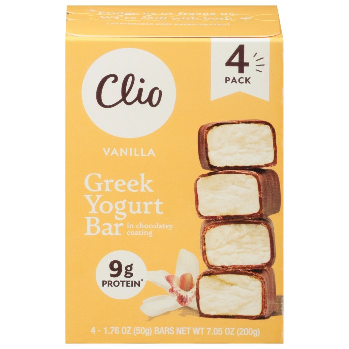 Clio bar nutrition facts