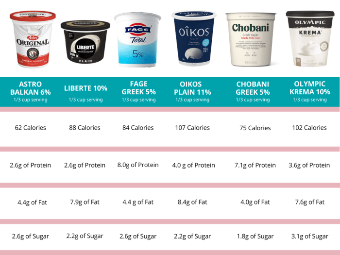 Two good yogurt nutrition facts