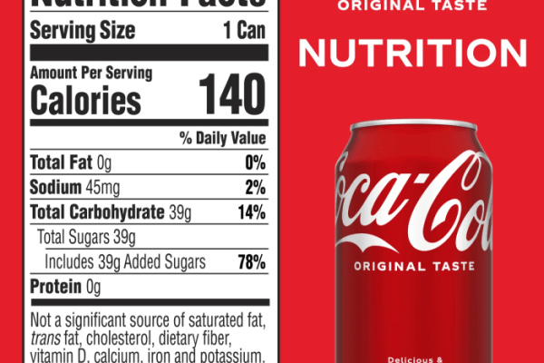 12 oz coca cola nutrition facts